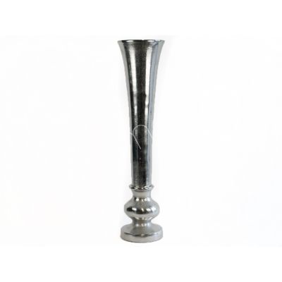 Vase aluminium roh / Nickel 40x40x166 cm