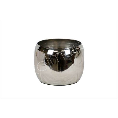 Vase Messing / Nickel 12x12x9 cm