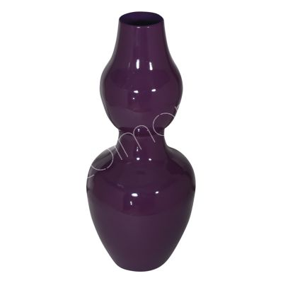 Vase dunkelviolett emailliert IR 20x20x46