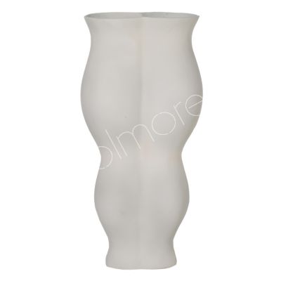 Vase ALU ROH/ELFENBEIN 22x15x45