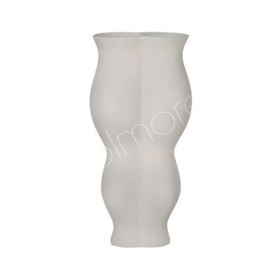 Vase ALU ROH/ELFENBEIN 17x12x35