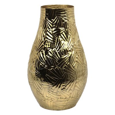Vase ALU/GOLD 27x27x43