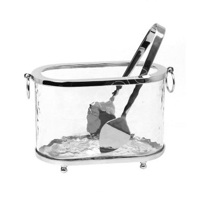 Eiskübel mit gehämmertem Glas BR/NI 21x11x14