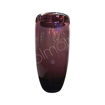 Vase mundgeblasen dunkelviolett 22x22x47