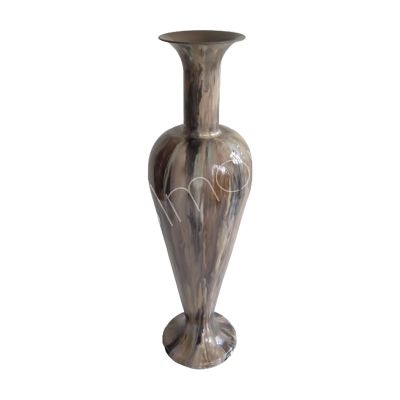 Vase Sorrento mit Sansibar-Email IR 20x20x68