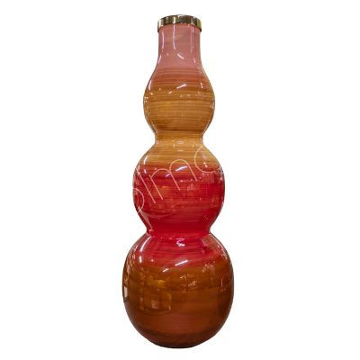 Vase Indian Summer Emaille Glas m.IR19x19x58