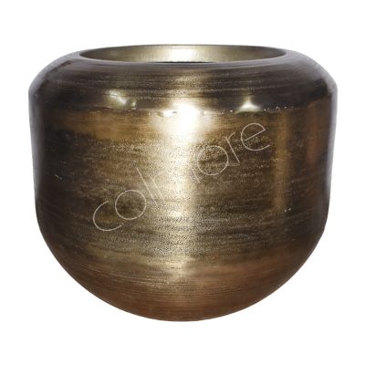 Vase ALU/GOLD 53x53x41