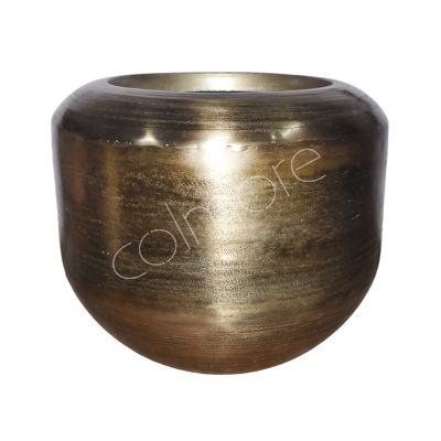 Vase ALU/GOLD 40x40x37