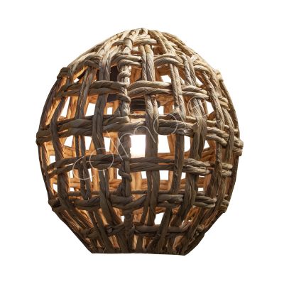 Deckenlampe Seegras natur 33x33x35