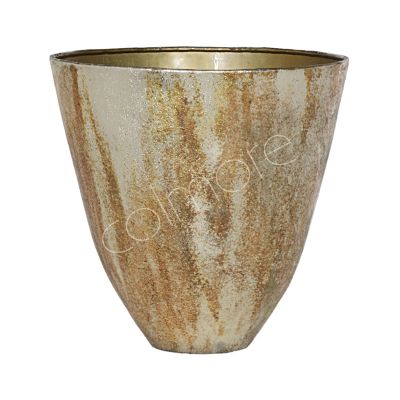 Vase IR BAUMWOLLE GOLD 33x33x33