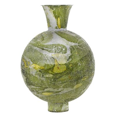 Vase grünes Mosaik IR 35x35x51