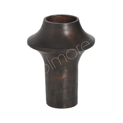 Vase ALU ROH/ANT.KUPFER BRONZE 22x22x29
