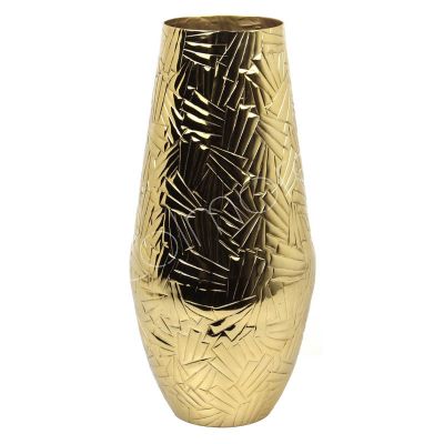 Vase ALU/GOLD 22x22x45