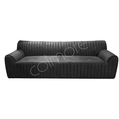 Sofa Hudson schwarz 245x102x76