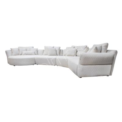 Sofa Elia, elfenbeinfarben, gemischt, 430x285x85