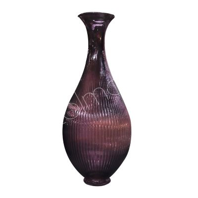 Vase mundgeblasen lila 30x30x74