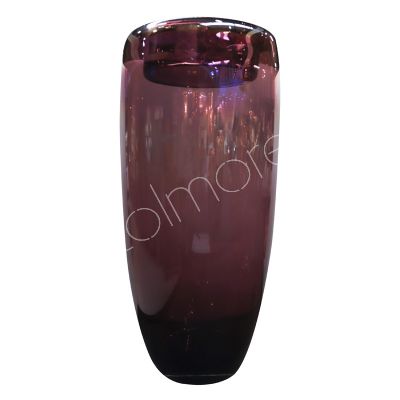 Vase mundgeblasen dunkelviolett 26x26x56