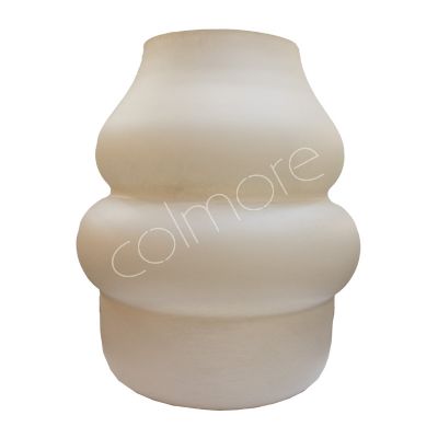 Vase mundgeblasenes Sandglas 18x18x21