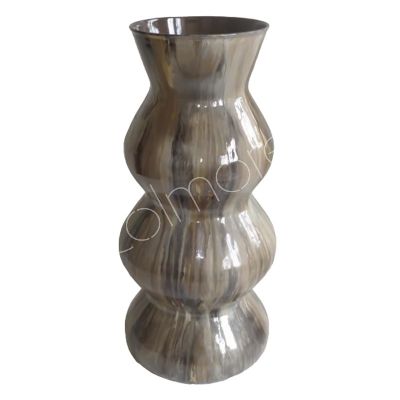 Vase Sorrento mit Sansibar-Email IR 27x27x52