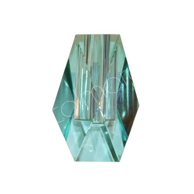 Votivblaues Kristallglas 5x5x10