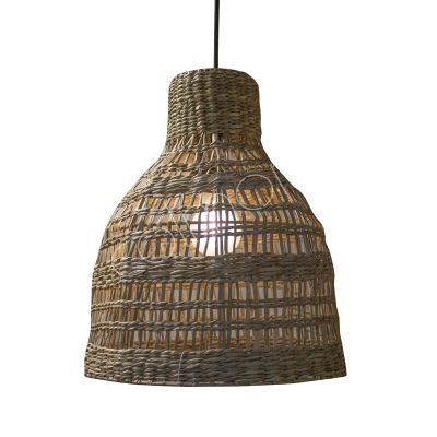 Deckenlampe Seegras natur 30x30x35