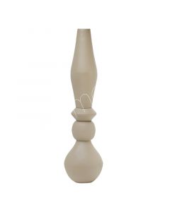 Vase ALU RAW/TAUPE 25x25x95