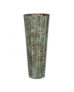 Vase ALU ROH/PATINA 49x49x122
