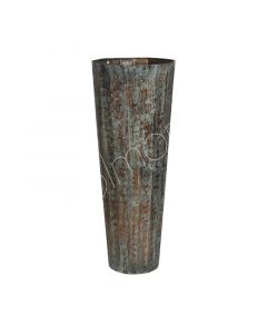 Vase ALU ROH/PATINA 38x38x91