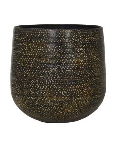 Vase ALU/BRAUN 42x42x40