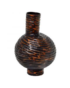 Vase ALU RAW/ANT.KUPFER BRONZE 23x23x35