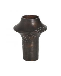 Vase ALU ROH/ANT.KUPFER BRONZE 22x22x29