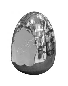 Deko-Ei mit weißer Emaille ALU/NI 20x20x30