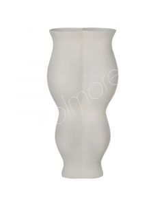 Vase ALU ROH/ELFENBEIN 22x15x45