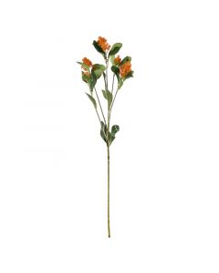 Blütenblätter Beerenzweig orange rot 81 cm