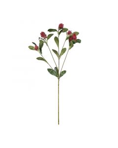 Blütenblätter Beerenzweig warmrosa 81cm