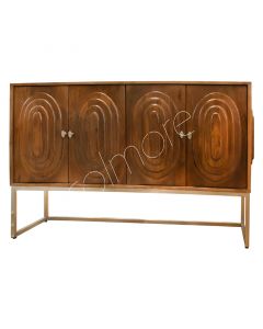 Sideboard braun Mangoholz 156x43x92