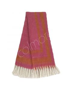 Decke orange/fuchsia wendbar WO/PAN/NY 170x130