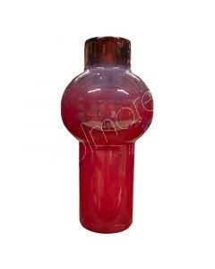 Vase Sonnenuntergang lila Emailleglas 33x33x61