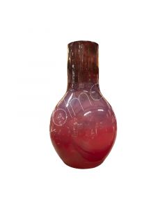 Vase Sonnenuntergang lila Emaille Glas19x19x28