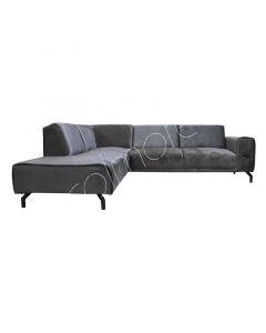 Sofa Oban Lounge L grau 275x225x75